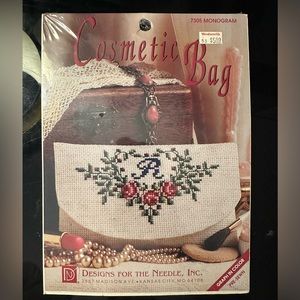 Vintage cross stitch pattern kit